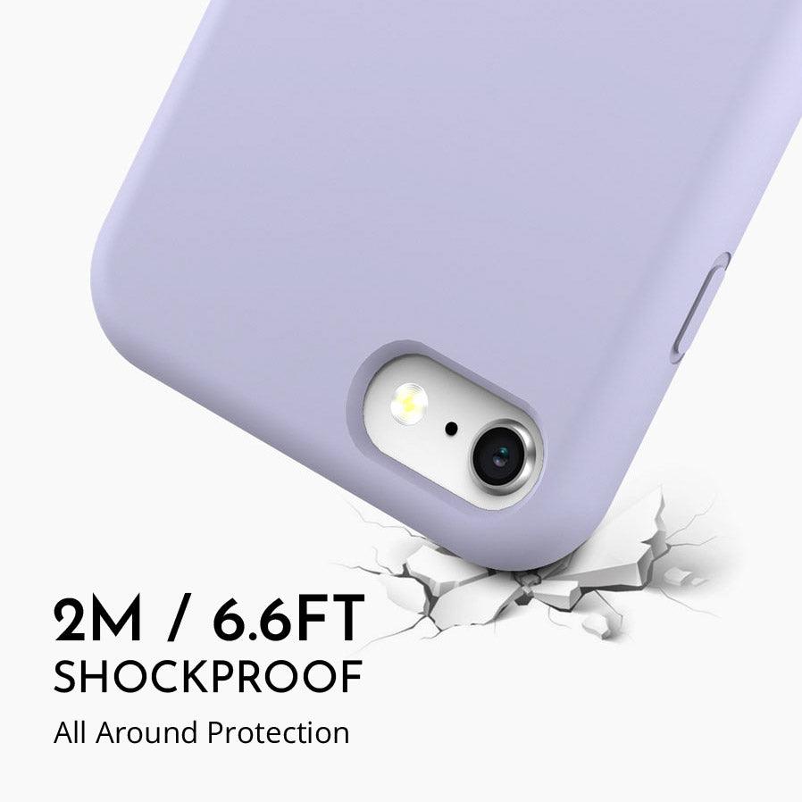 iPhone SE 2020 Lady Lavender Silicone Phone Case - CORECOLOUR AU