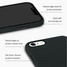 iPhone SE 2022 Black Premium Leather Phone Case - CORECOLOUR AU