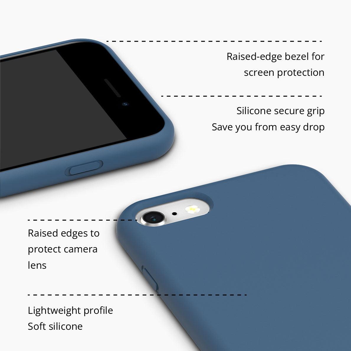 iPhone SE 2022 Dear Cerulean Silicone Phone Case - CORECOLOUR AU