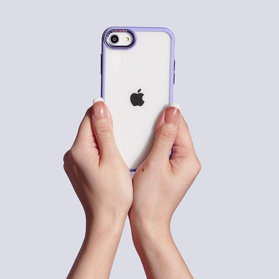 iPhone SE 2022 Lavender Hush Clear Phone Case - CORECOLOUR AU