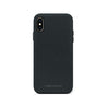 iPhone X Black Premium Leather Phone Case - CORECOLOUR AU