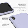 iPhone X Lady Lavender Silicone Phone Case - CORECOLOUR AU