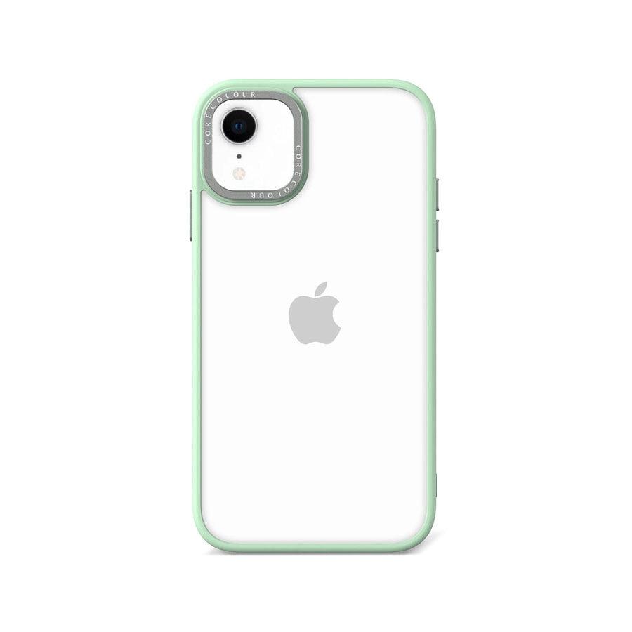 iPhone XR Hint of Mint Clear Phone Case - CORECOLOUR AU