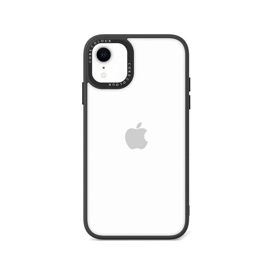 iPhone XR Jet Black Clear Phone Case - CORECOLOUR AU