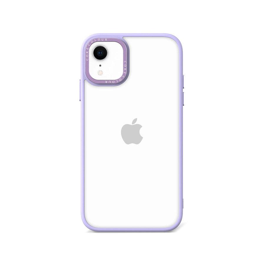 iPhone XR Lavender Hush Clear Phone Case - CORECOLOUR AU