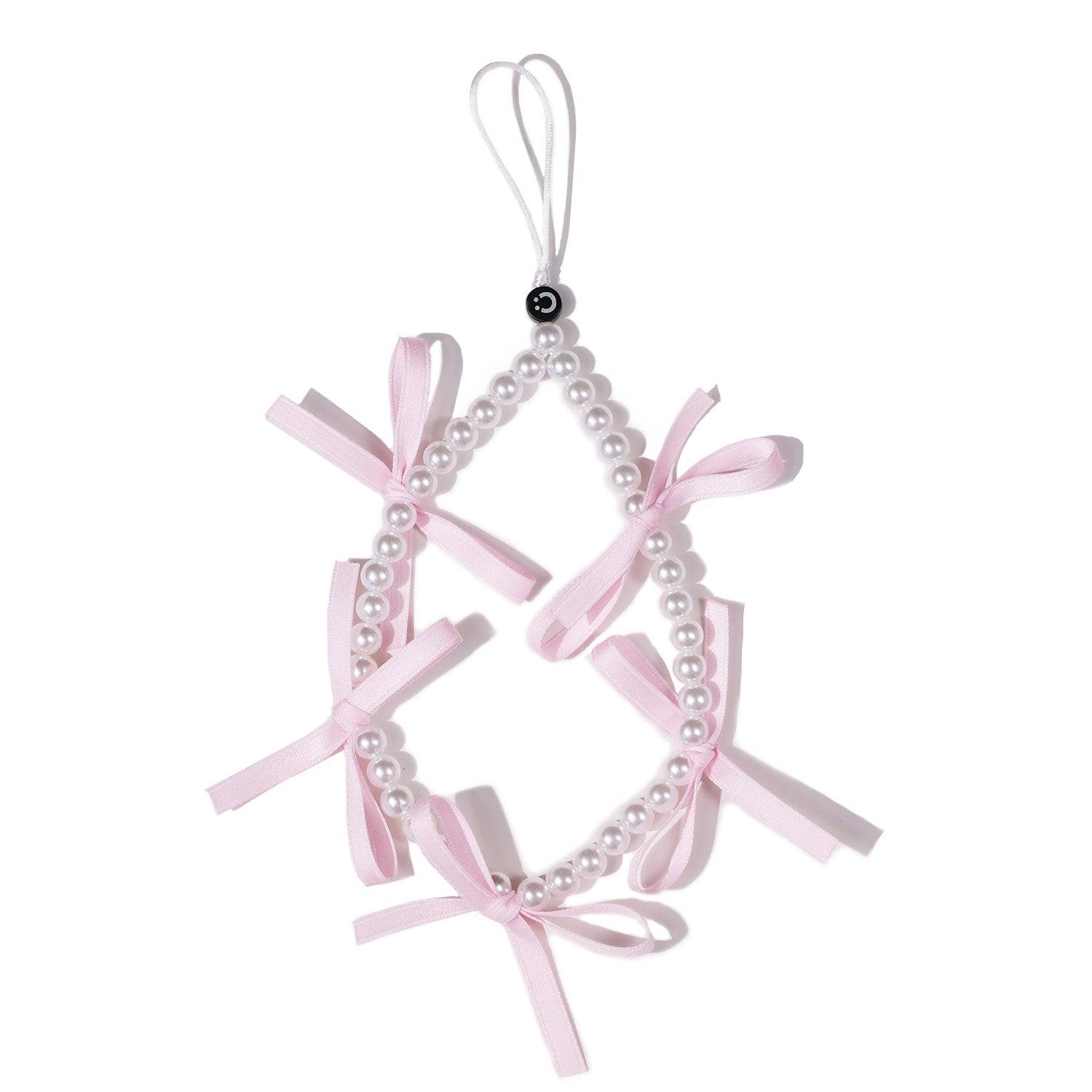 Pink Ribbon Bow Phone Charm - CORECOLOUR AU