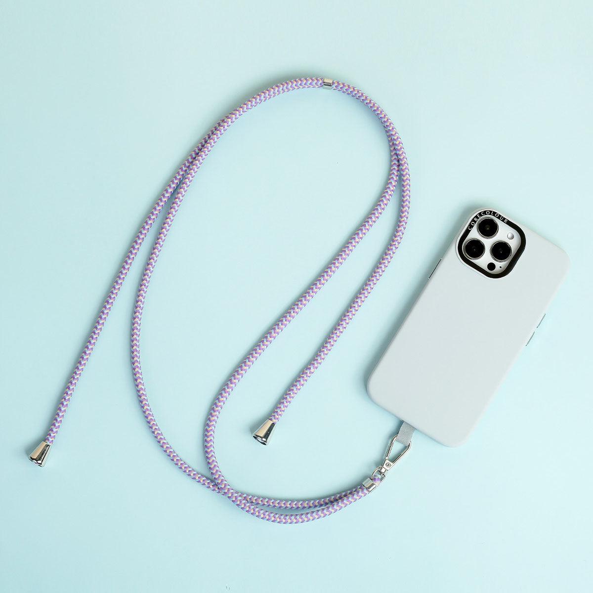 Purple Blue Phone Strap with Strap Card - CORECOLOUR AU