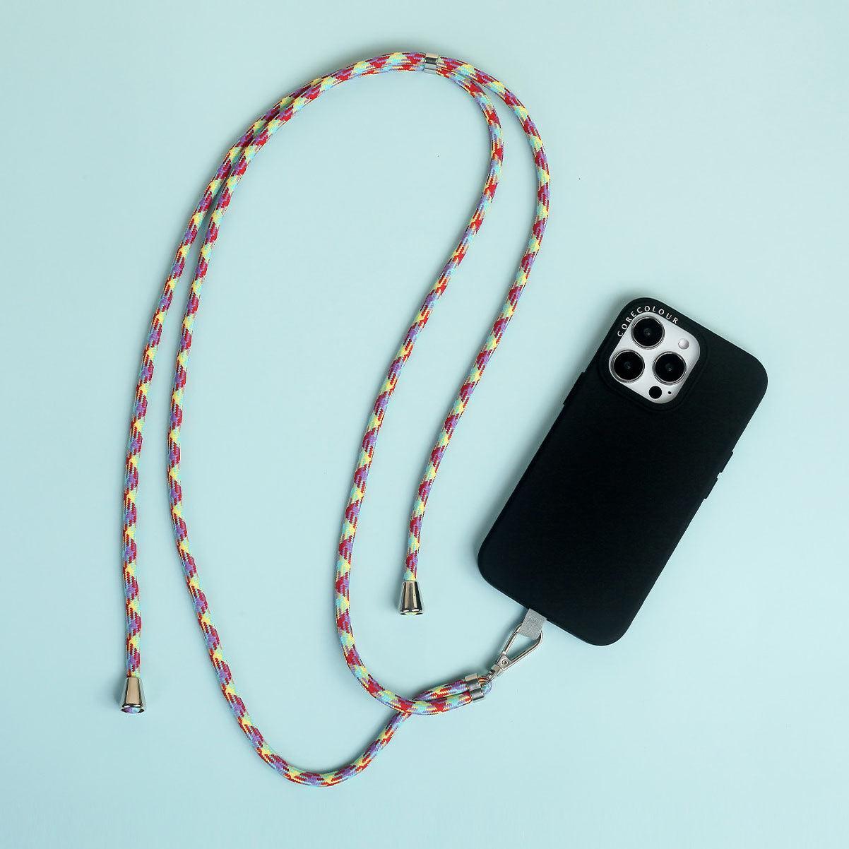 Rainbow Phone Strap with Strap Card - CORECOLOUR AU