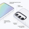 Samsung Galaxy S23+ Flying Hearts Glitter Phone Case - CORECOLOUR AU