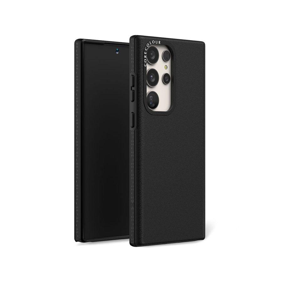 Samsung Galaxy S23 Ultra Solid Black Phone Case - CORECOLOUR AU