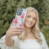 Samsung Galaxy S24 Blooming Ground Pink Clear Matte Printed Case - CORECOLOUR AU