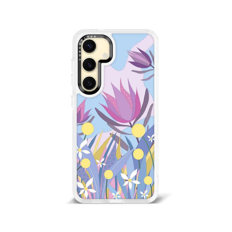 Samsung Galaxy S24 Blooming Ground Purple Clear Matte Printed Case. - CORECOLOUR AU