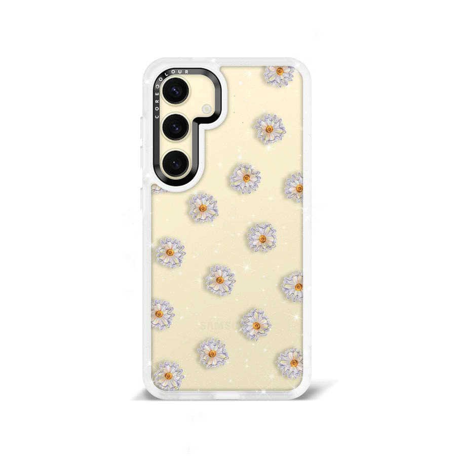 Samsung Galaxy S24 Oopsy Daisy Glitter Phone Case - CORECOLOUR AU