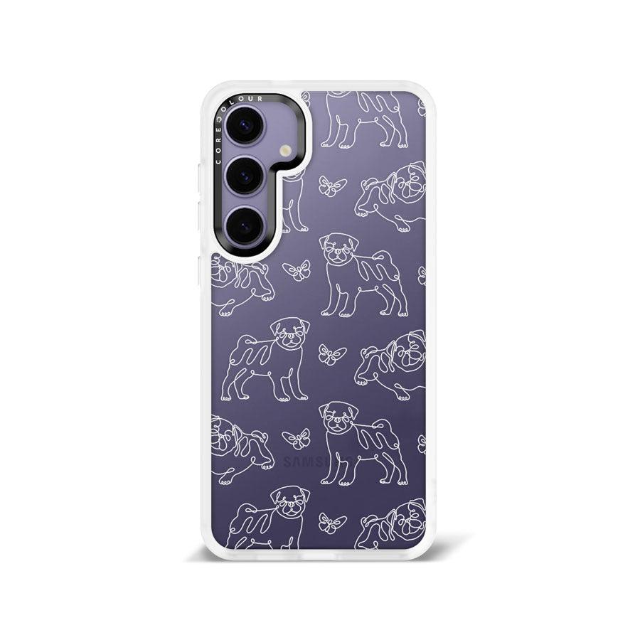 Samsung Galaxy S24+ Pug Minimal Line Phone Case - CORECOLOUR AU