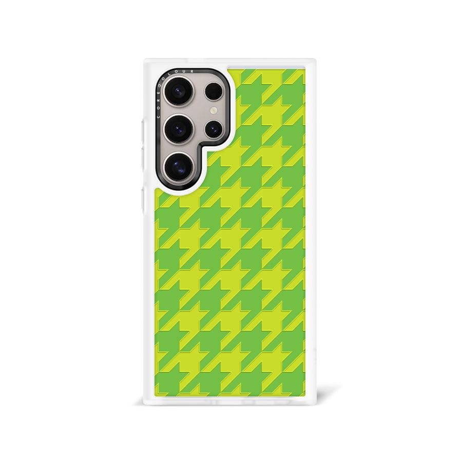 Samsung Galaxy S24 Ultra Green Houndstooth Phone Case - CORECOLOUR AU