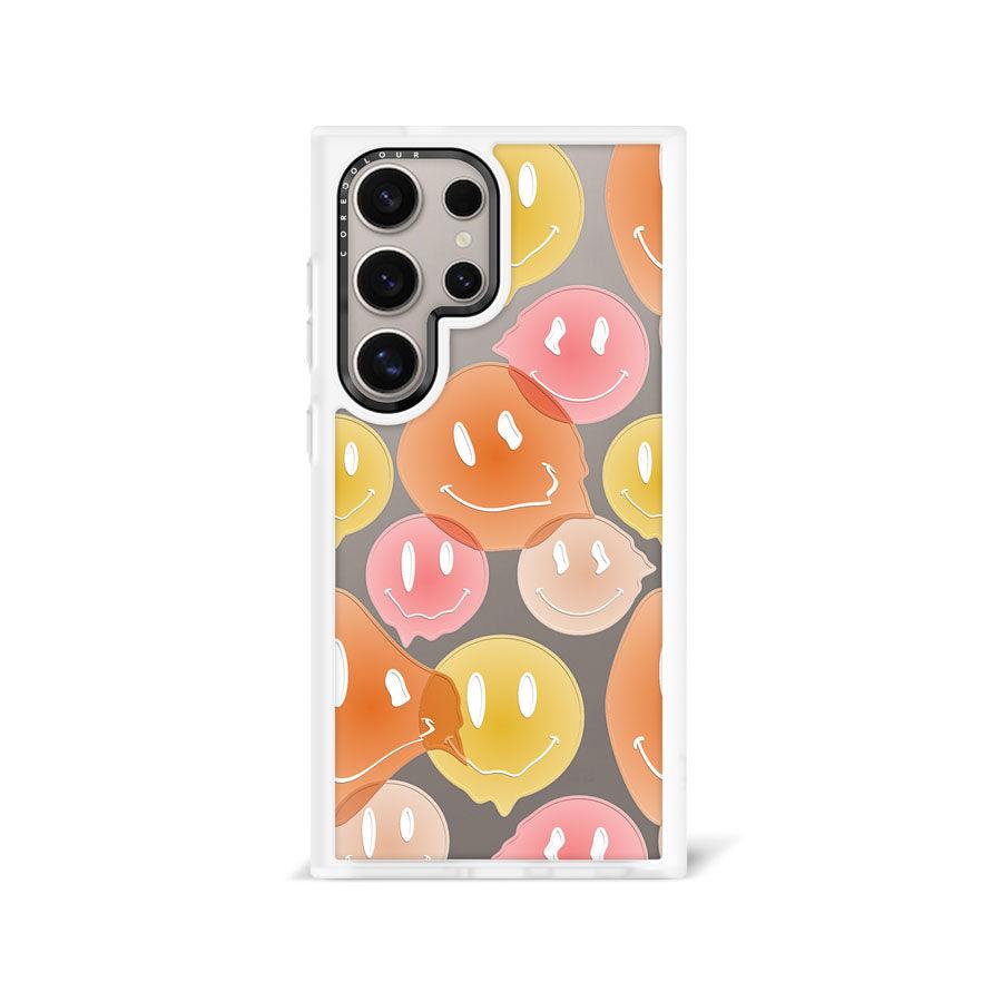 Samsung Galaxy S24 Ultra Melting Smile Clear Matte Printed Case - CORECOLOUR AU