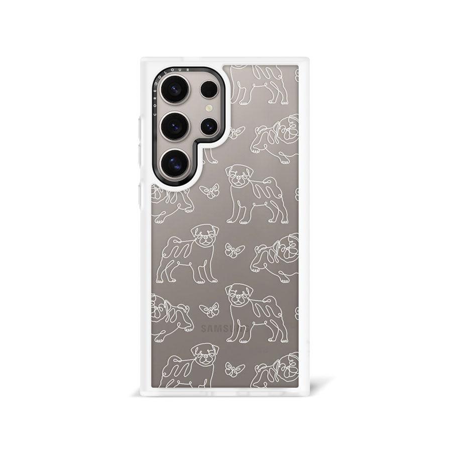 Samsung Galaxy S24 Ultra Pug Minimal Line Phone Case - CORECOLOUR AU