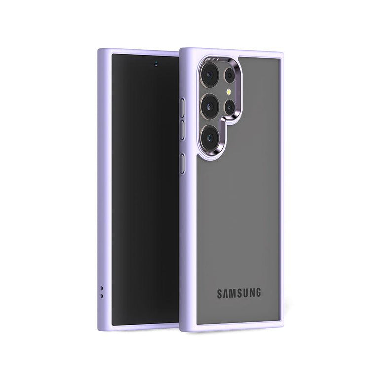 Samsung Galaxy S24 Ultra Purple Clear Case