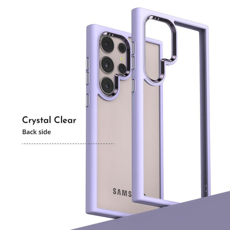 Samsung Galaxy S24 Ultra Purple Clear Case